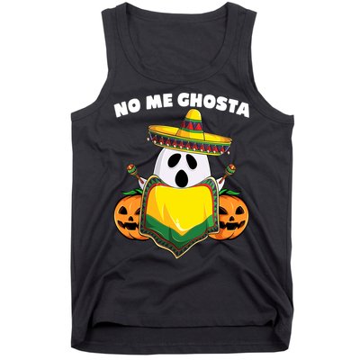 No Me Ghosta Gusta Funny Mexican Halloween Tank Top