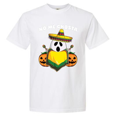 No Me Ghosta Gusta Funny Mexican Halloween Garment-Dyed Heavyweight T-Shirt