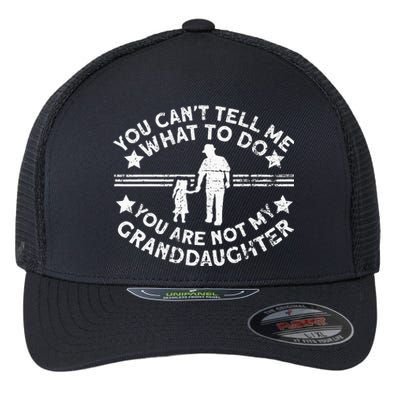 Not My Granddaughter  Grandpa  Grandpa Flexfit Unipanel Trucker Cap