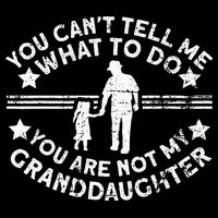 Not My Granddaughter  Grandpa  Grandpa 16 in Basic Backpack