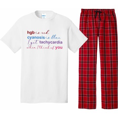 Nurse Medical Humor Poem Valentines Day Pajama Set