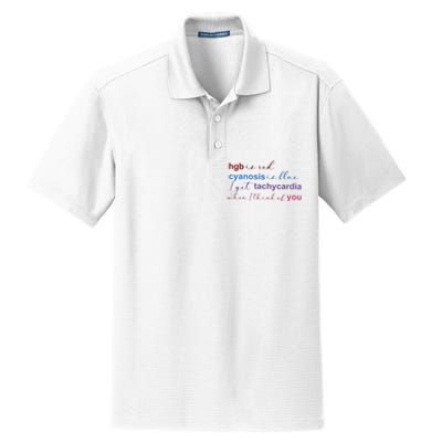 Nurse Medical Humor Poem Valentines Day Dry Zone Grid Polo