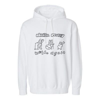 Nuclear Monkey Hello Again Garment-Dyed Fleece Hoodie