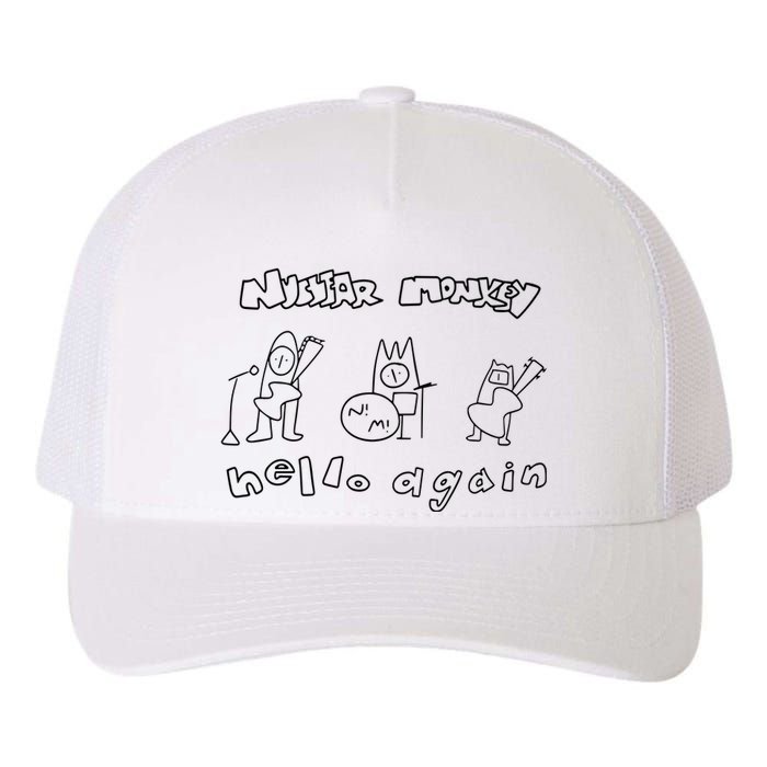 Nuclear Monkey Hello Again Yupoong Adult 5-Panel Trucker Hat