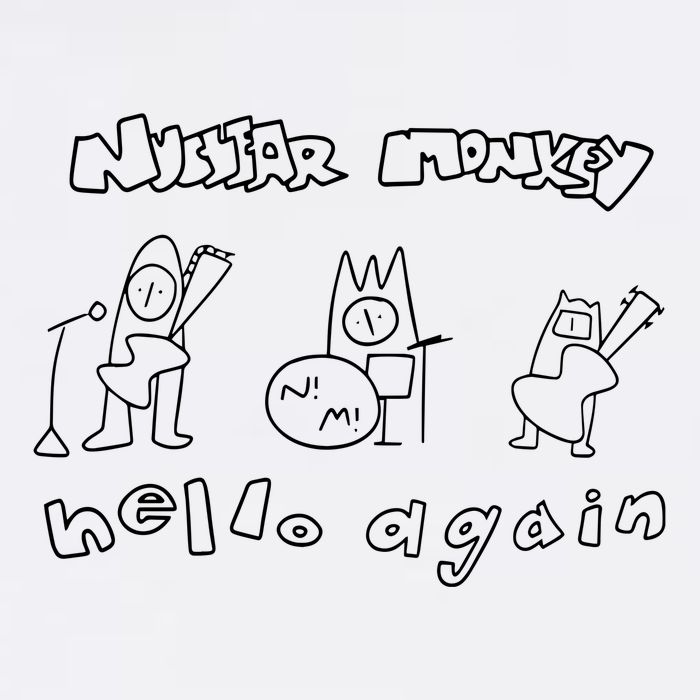 Nuclear Monkey Hello Again Cooling Performance Crew T-Shirt