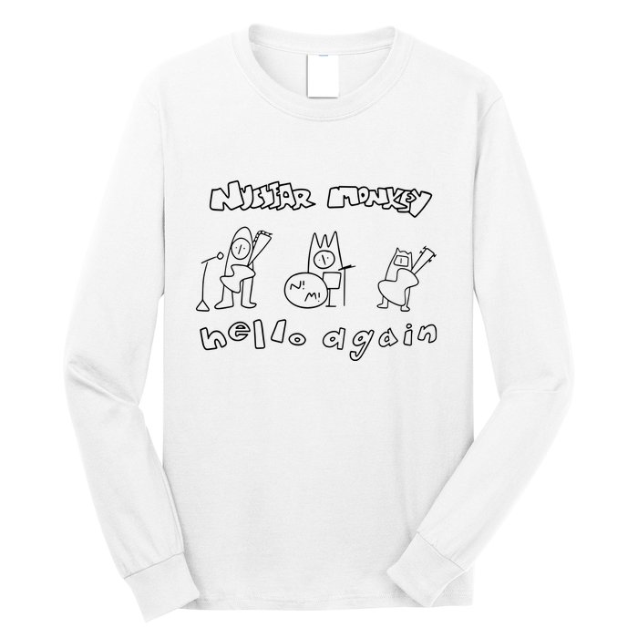 Nuclear Monkey Hello Again Long Sleeve Shirt