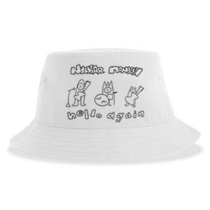 Nuclear Monkey Hello Again Sustainable Bucket Hat