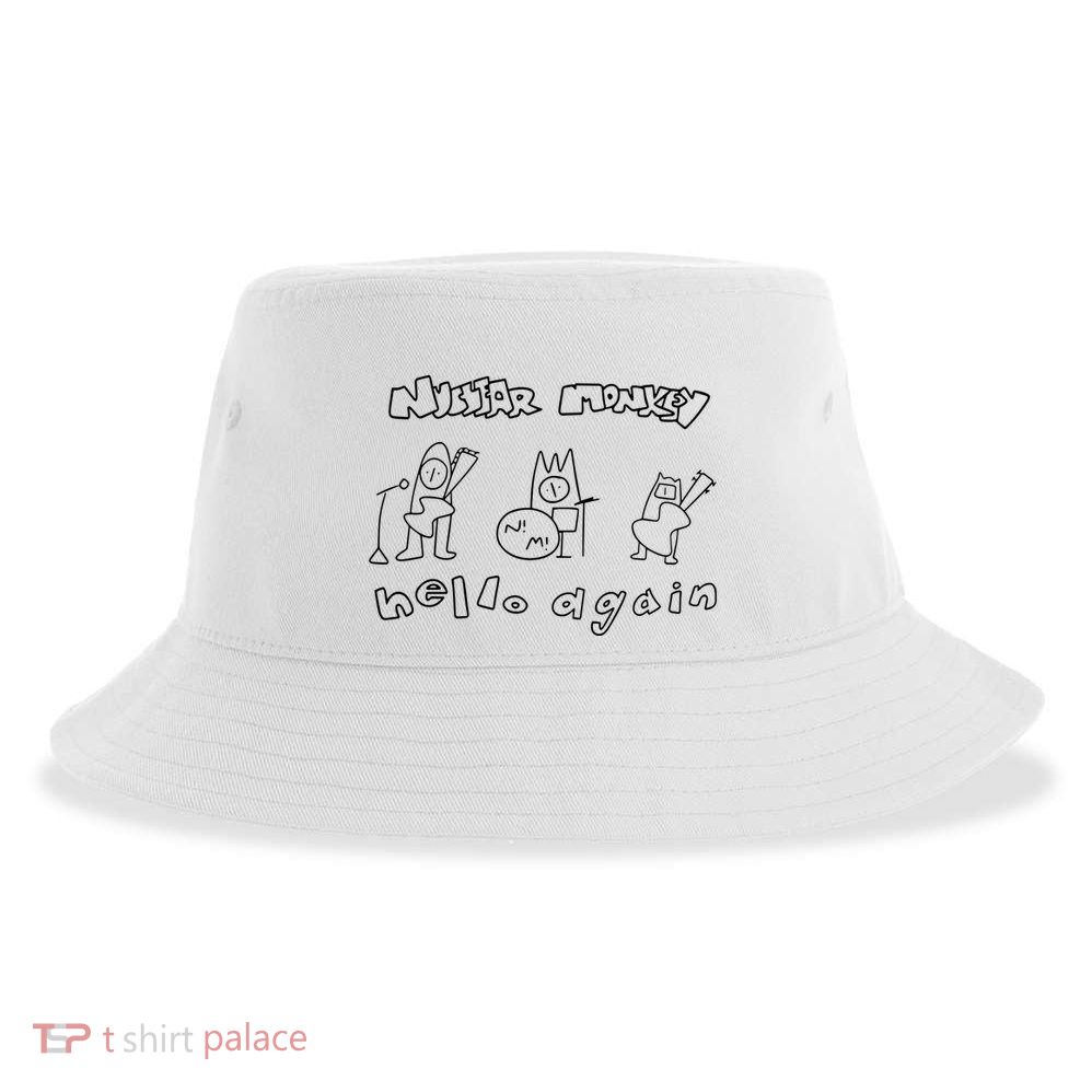 Nuclear Monkey Hello Again Sustainable Bucket Hat
