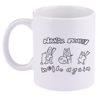 Nuclear Monkey Hello Again 11oz C Handle Ceramic Mug