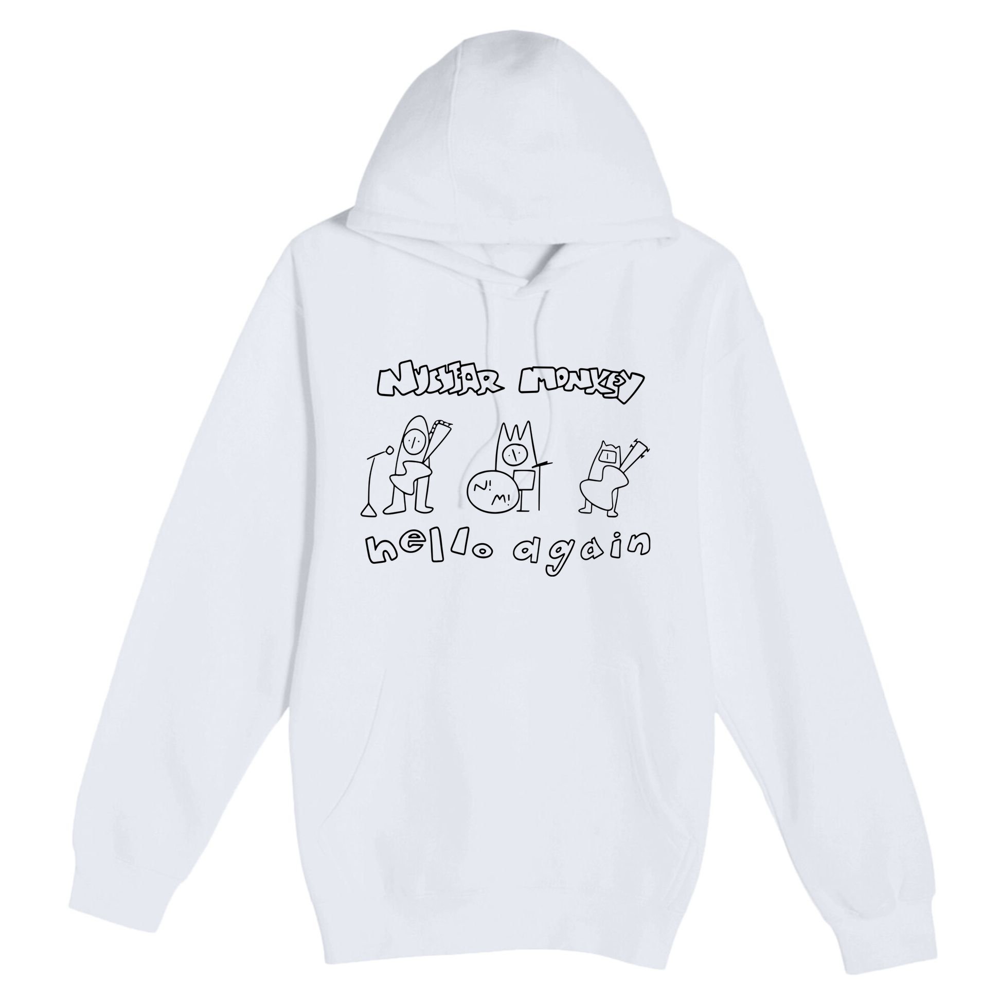 Nuclear Monkey Hello Again Premium Pullover Hoodie