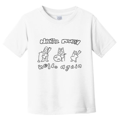 Nuclear Monkey Hello Again Toddler T-Shirt