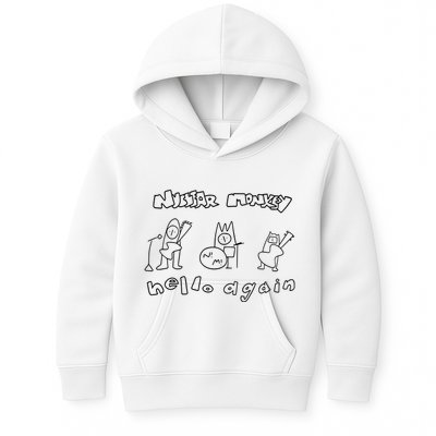 Nuclear Monkey Hello Again Kids Hoodie