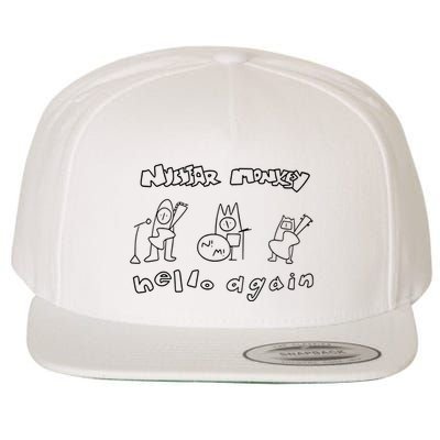 Nuclear Monkey Hello Again Wool Snapback Cap