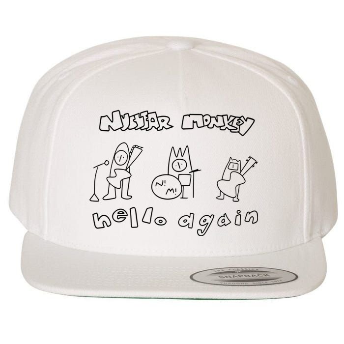 Nuclear Monkey Hello Again Wool Snapback Cap