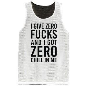 Nicki Minaj I Give Zero Fuck And I Got Zero Chill In Me Mesh Reversible Basketball Jersey Tank