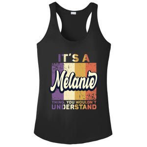 Name Melanie It's A Melanie Thing Ladies PosiCharge Competitor Racerback Tank