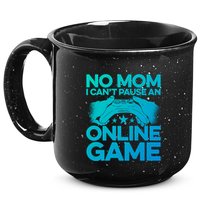 No Mom I Cant Pause An Online Game Video Gamer Geek Pc Nerd Gift 15oz Campfire Ceramic Mug