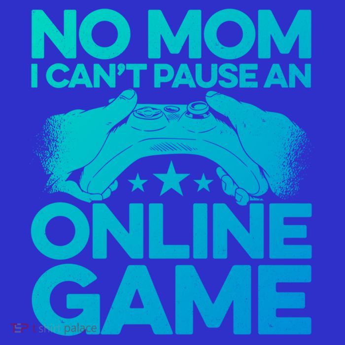 No Mom I Cant Pause An Online Game Video Gamer Geek Pc Nerd Gift 16 in Basic Backpack