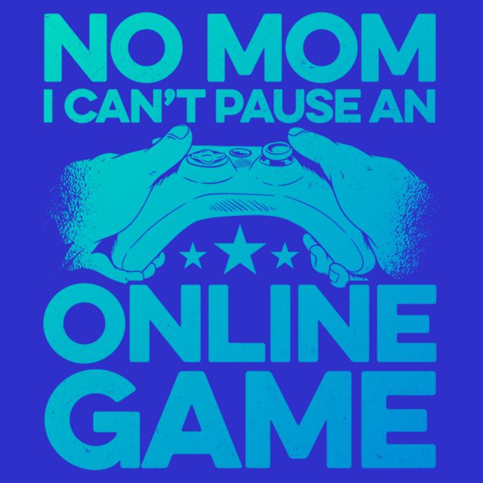 No Mom I Cant Pause An Online Game Video Gamer Geek Pc Nerd Gift Bag