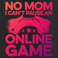 No Mom I Cant Pause An Online Game Video Gamer Geek Pc Nerd Gift 25L Jumbo Tote