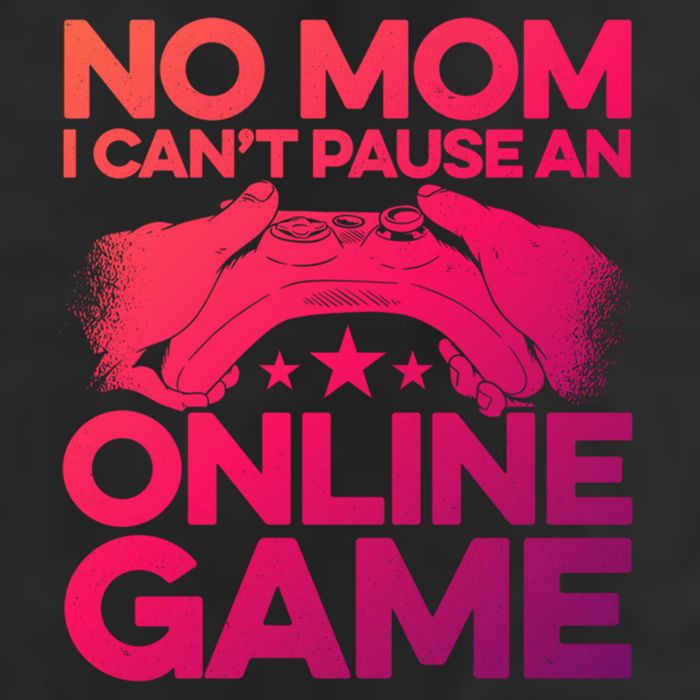 No Mom I Cant Pause An Online Game Video Gamer Geek Pc Nerd Gift 25L Jumbo Tote