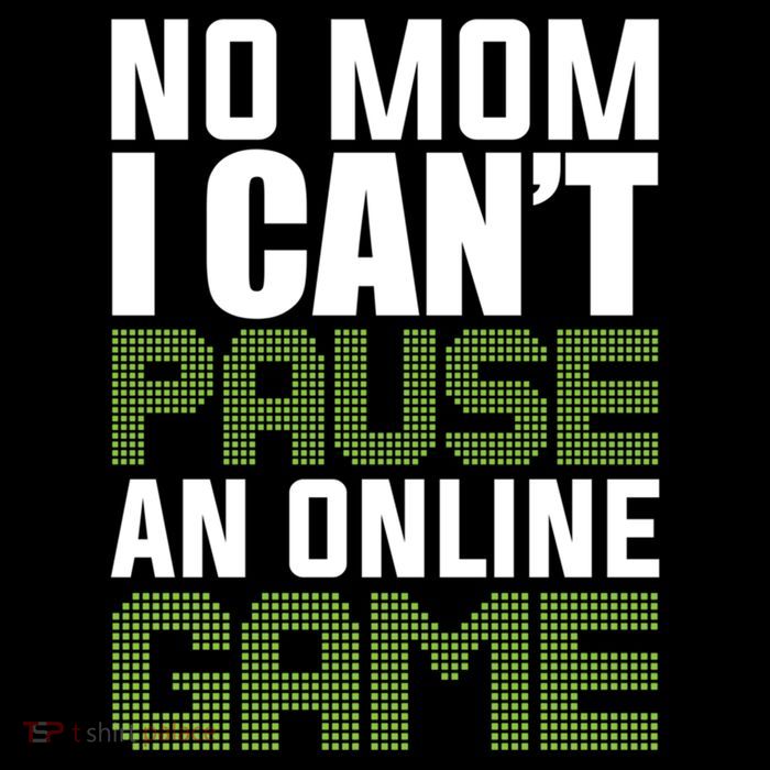 No Mom I Cant Pause An Online Game! Gocker Game! Gift Drawstring Bag