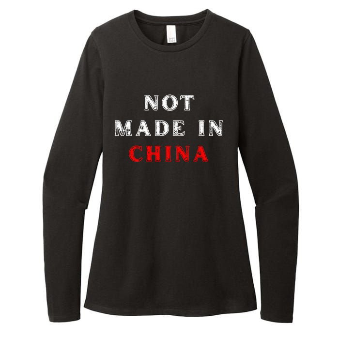 Not Made In China Womens CVC Long Sleeve Shirt