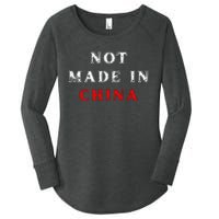 Not Made In China Women's Perfect Tri Tunic Long Sleeve Shirt