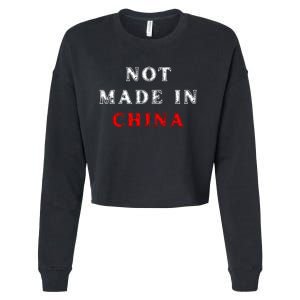 Not Made In China Cropped Pullover Crew