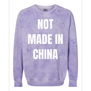 NOT MADE IN CHINA Colorblast Crewneck Sweatshirt