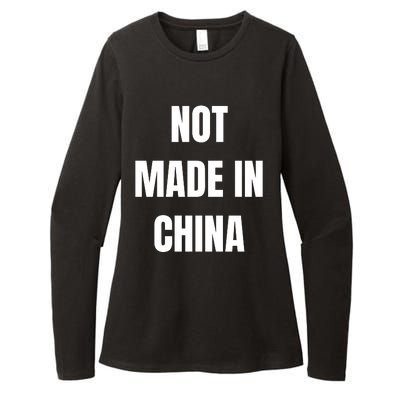 NOT MADE IN CHINA Womens CVC Long Sleeve Shirt