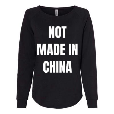 NOT MADE IN CHINA Womens California Wash Sweatshirt