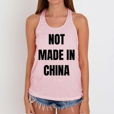 NOT MADE IN CHINA Women's Knotted Racerback Tank