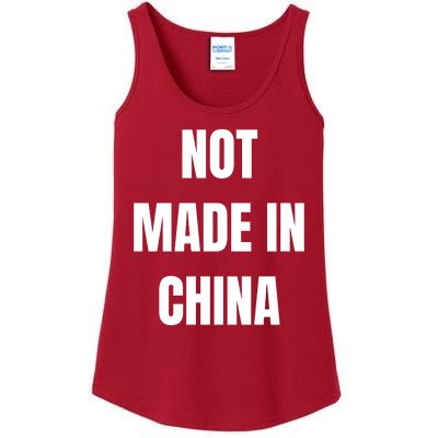 NOT MADE IN CHINA Ladies Essential Tank