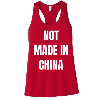 NOT MADE IN CHINA Women's Racerback Tank