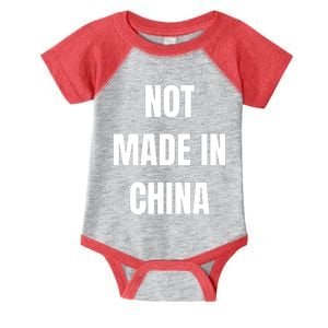 NOT MADE IN CHINA Infant Baby Jersey Bodysuit