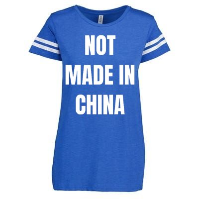 NOT MADE IN CHINA Enza Ladies Jersey Football T-Shirt