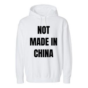 NOT MADE IN CHINA Garment-Dyed Fleece Hoodie