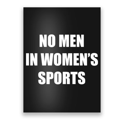 No M.E.N In Women Sports Poster
