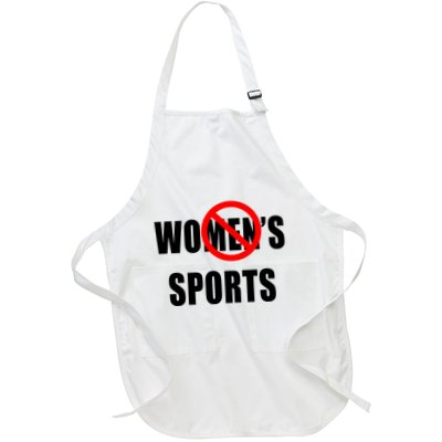 No M.E.N In W.O.M.E.N.S Sports Full-Length Apron With Pockets