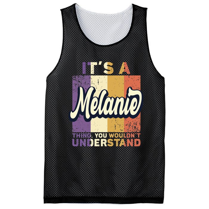 Name Melanie ItS A Melanie Thing Mesh Reversible Basketball Jersey Tank