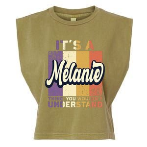 Name Melanie ItS A Melanie Thing Garment-Dyed Women's Muscle Tee