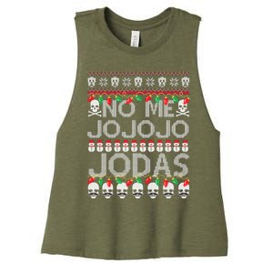 No Me Jo Jo Jo Jodas Christmas Women's Racerback Cropped Tank