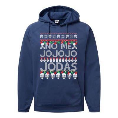 No Me Jo Jo Jo Jodas Christmas Performance Fleece Hoodie