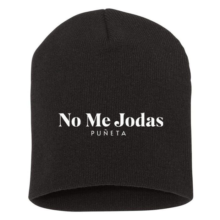 No Me Jodas Short Acrylic Beanie