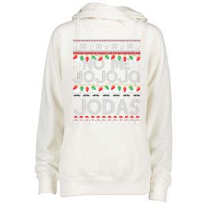 No Me Jo Jo Jo Jodas Christmas Womens Funnel Neck Pullover Hood