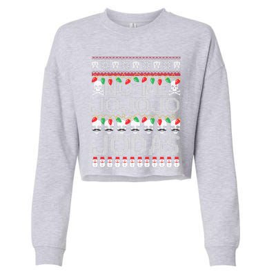 No Me Jo Jo Jo Jodas Christmas Cropped Pullover Crew