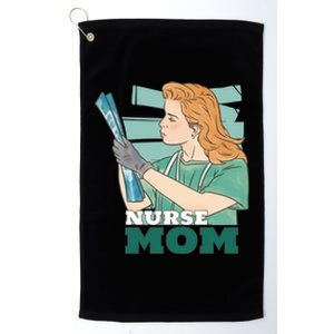 Nurse Mom Job Gift Platinum Collection Golf Towel