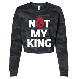 Not My King | King Charles Coronation Cropped Pullover Crew