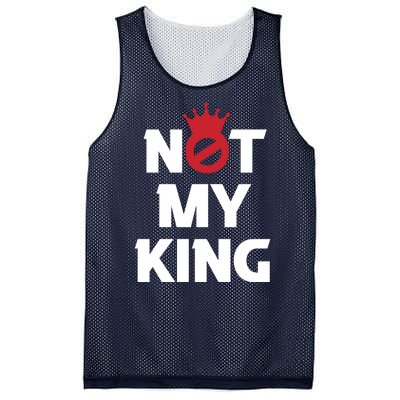 Not My King | King Charles Coronation Mesh Reversible Basketball Jersey Tank